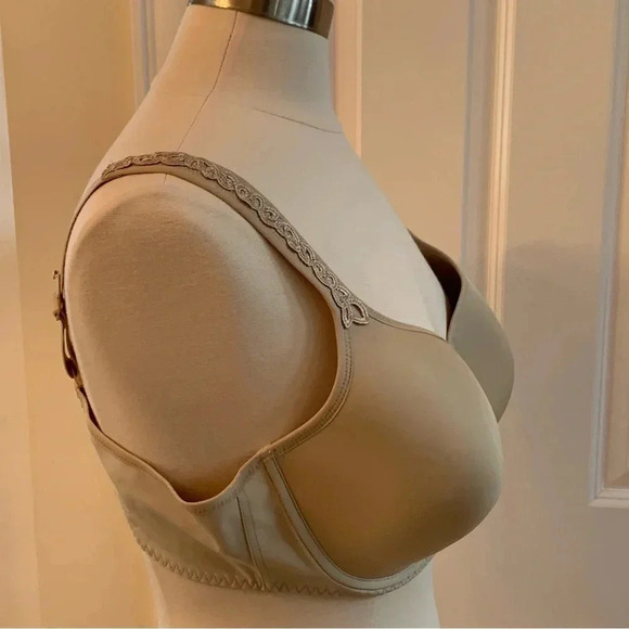 Fitfully Yours 44G Zora Moulded Bra B1212 Fawn New NWT PADDED Underwire Beige - Picture 3 of 12